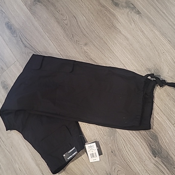 Womens Harper&Ivy Black Cargo Pants - Picture 3 of 5